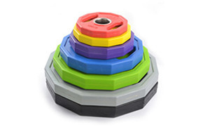 彩色12角杠鈴片